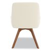 Union & Scale MidMod Fabric Guest Chair, 24.8" x 25" x 31.8", Cream Seat/Back UN56983-CC